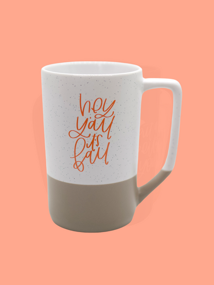 IMPERFECT Hey Y'all It's Fall Mug - NEW