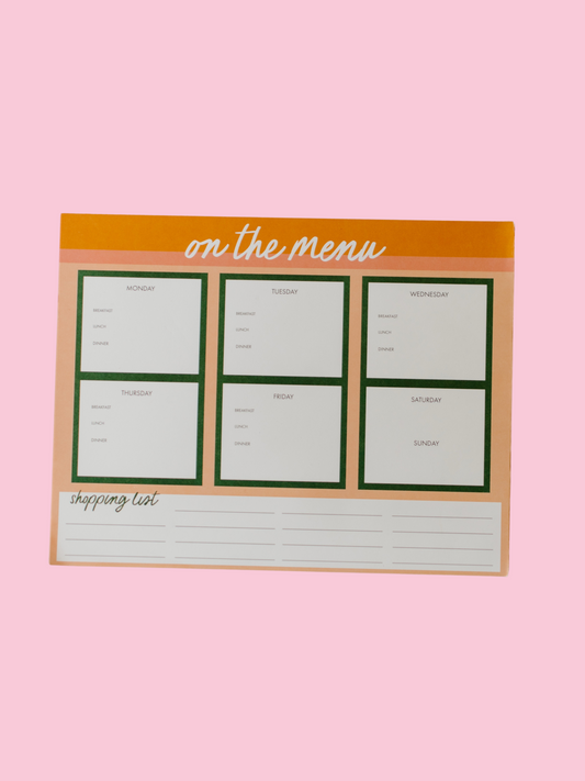 Meal Planner Notepad