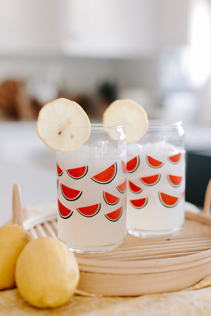 Watermelon Can Glass