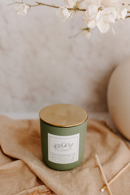 Peony Candle