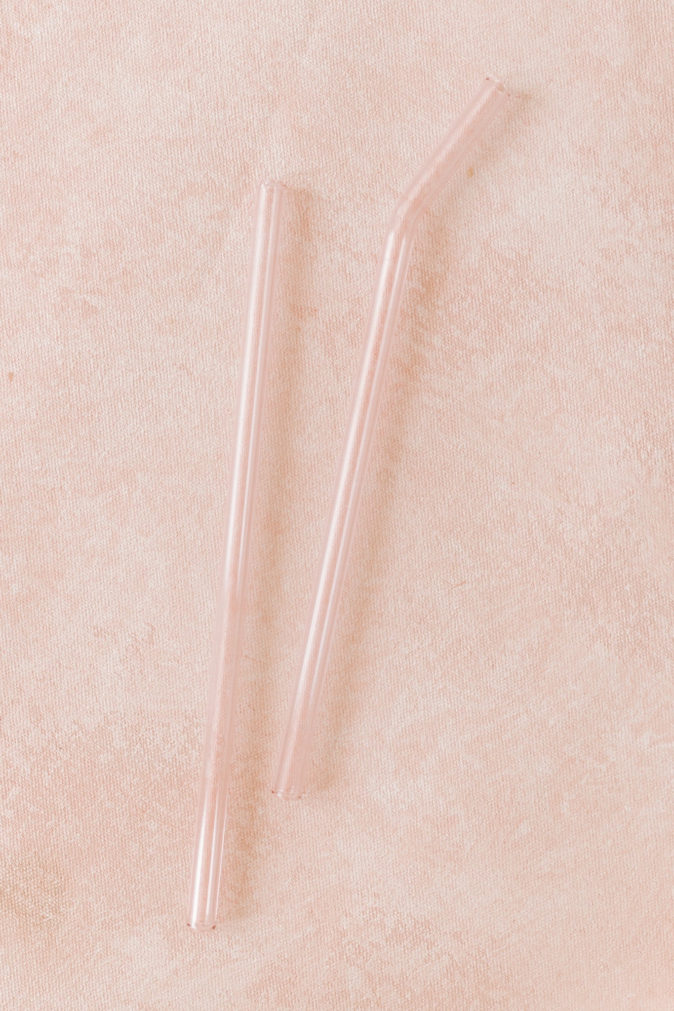 Glass Pastel Straws - Pack of 2