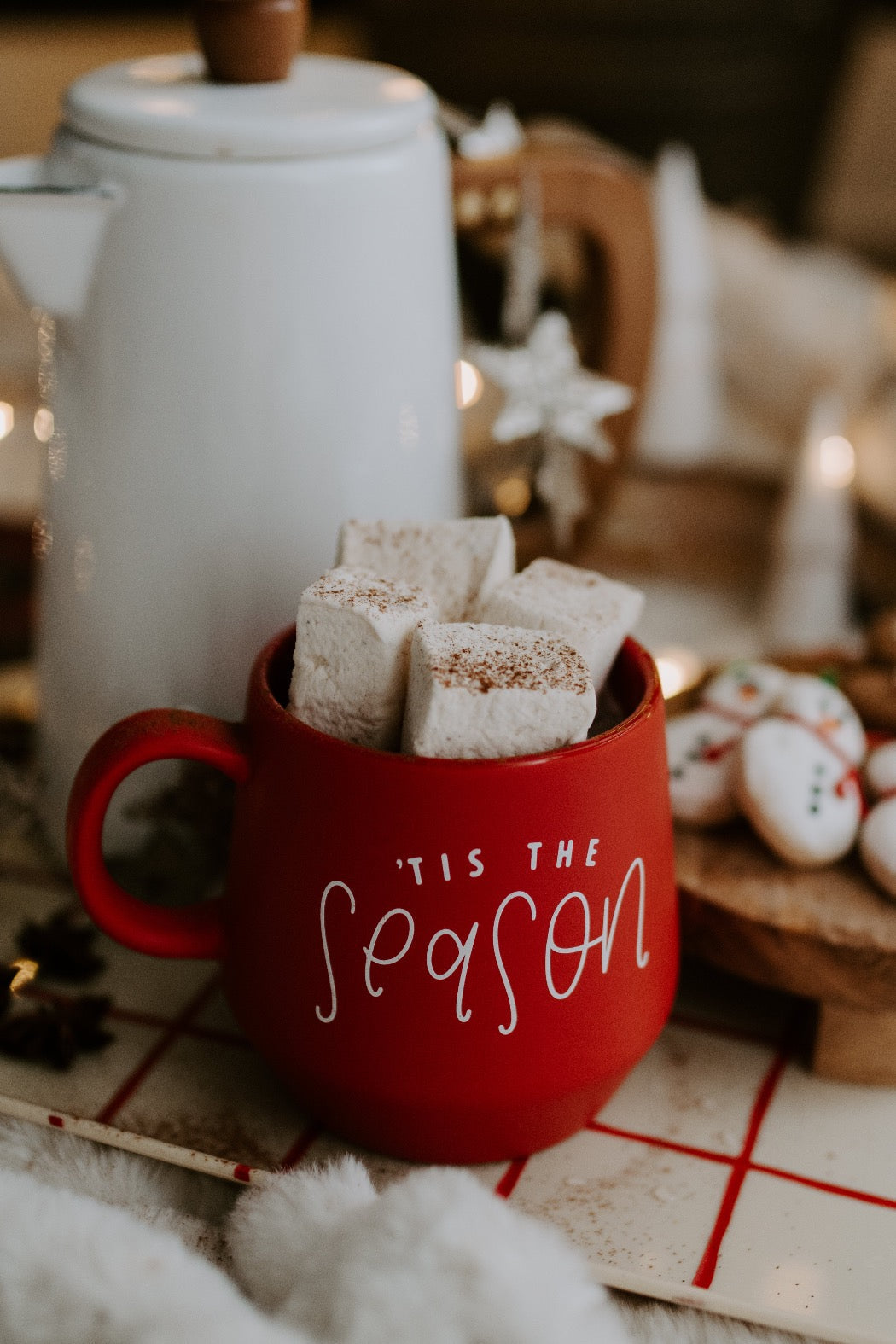 IMPERFECT Tis the Season, To be Jolly Red Mug