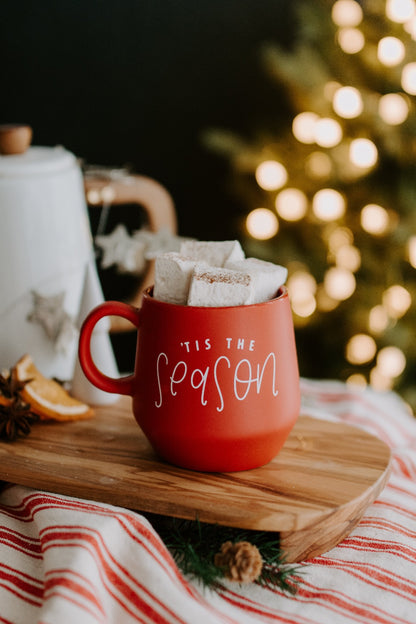 Tis the Season, To be Jolly Red Mug