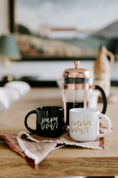 Mama Bear Papa Bear Mug Set – Chalkfulloflove