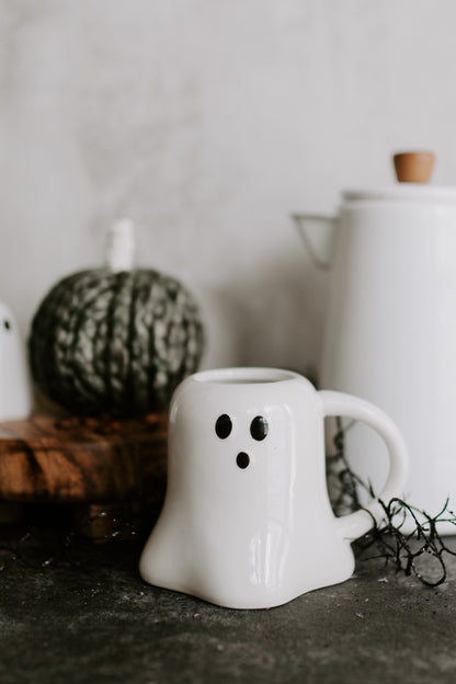 Ghost Shaped Spooky Halloween Mug