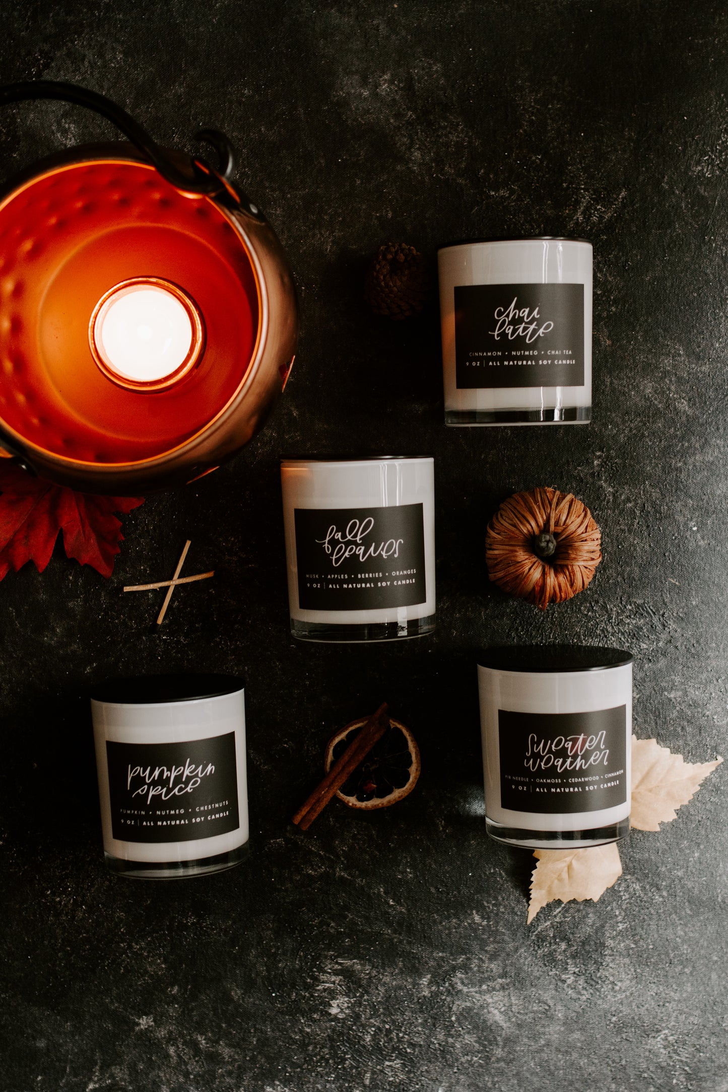 Fall Leaves 9oz Candle