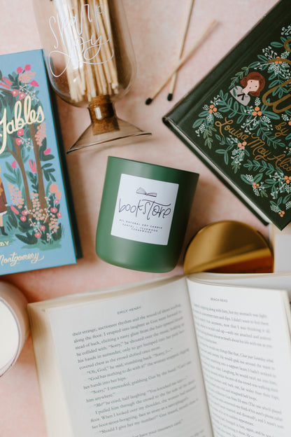 Bookstore Candle