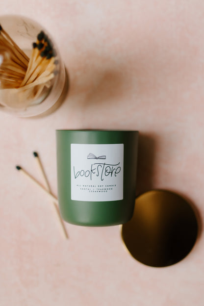 Bookstore Candle