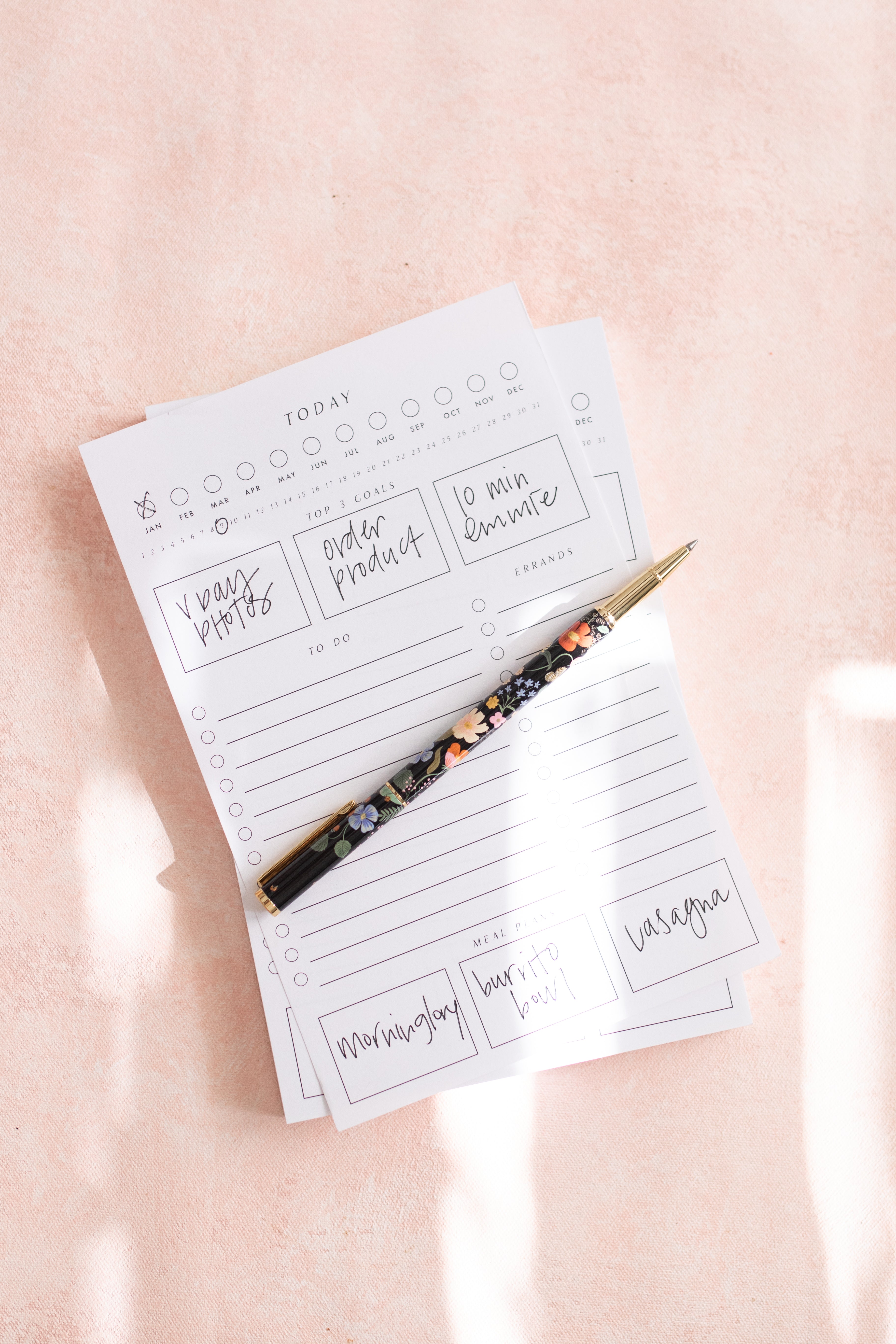 Daily To Do Note Pad Chalkfulloflove Daily To Do Note Pad Chalkfulloflove