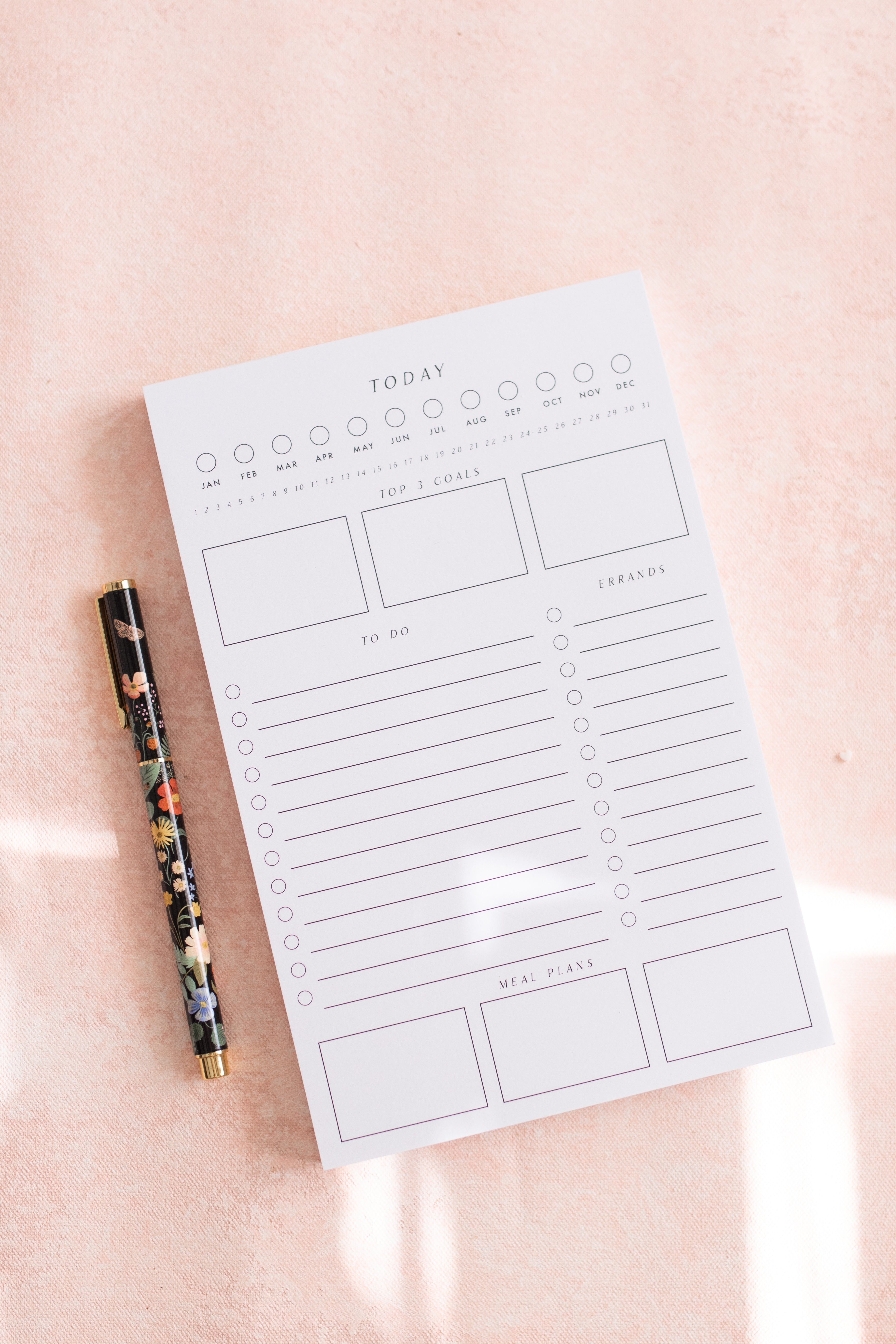 Daily To Do Note Pad Chalkfulloflove Daily To Do Note Pad Chalkfulloflove