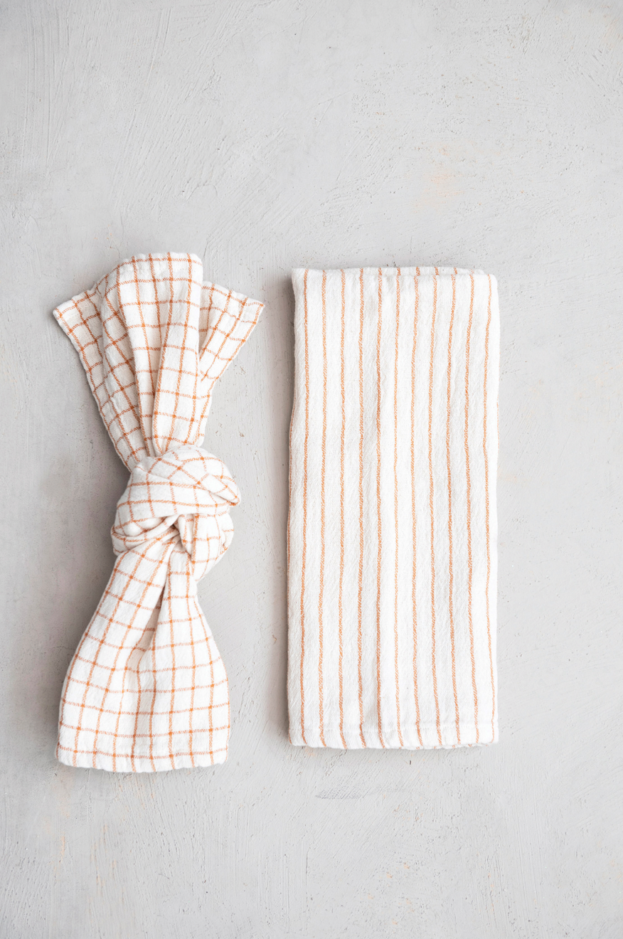 Double Cloth Cotton Tea Towel - 2 Styles