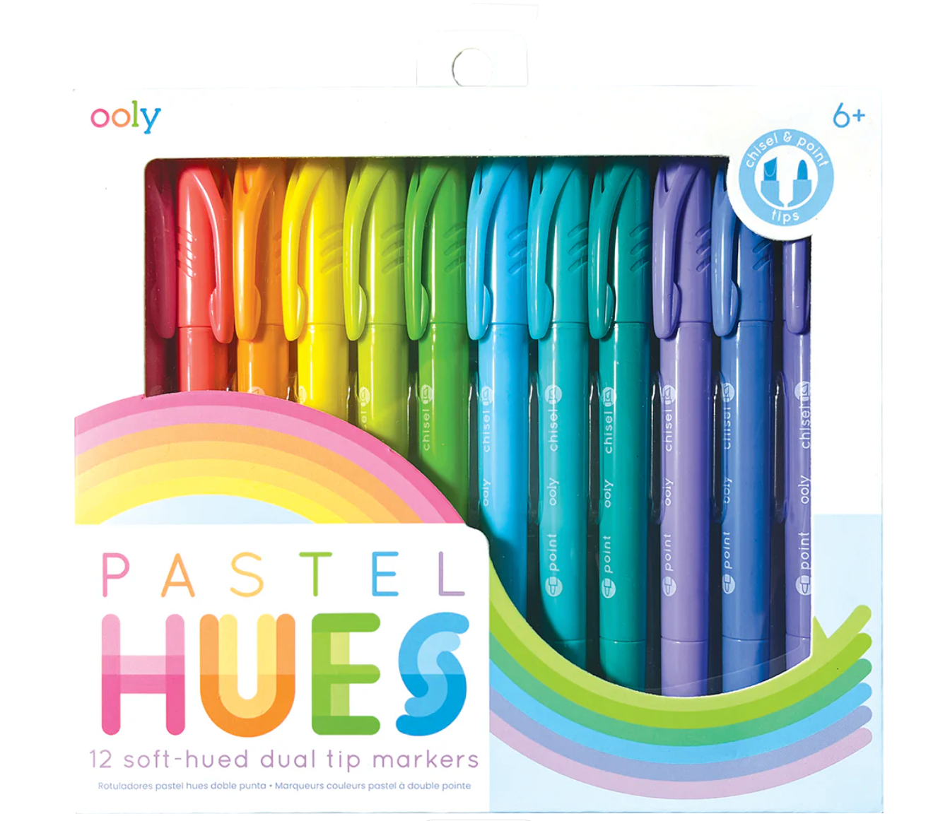 Pastel Hues: Dual Tip Markers - Set of 12