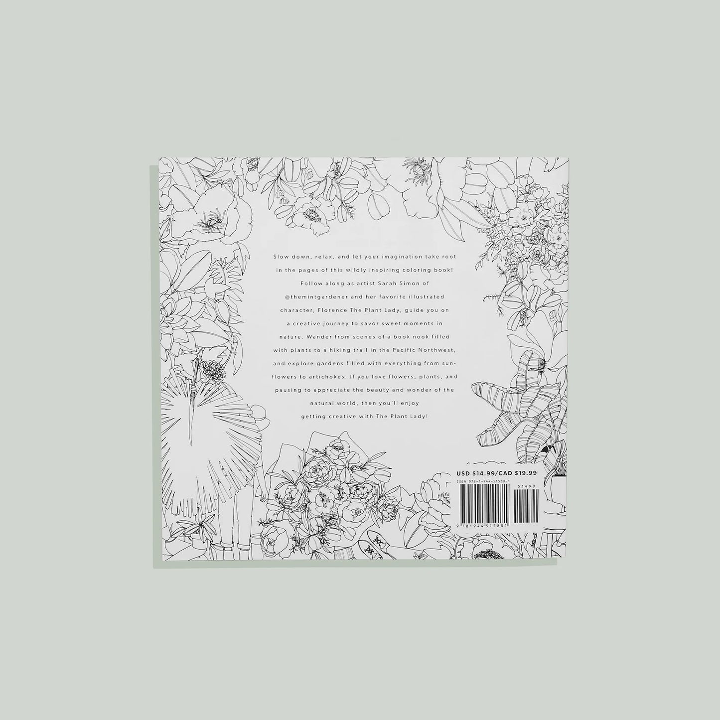 Plant Lady - Coloring Book