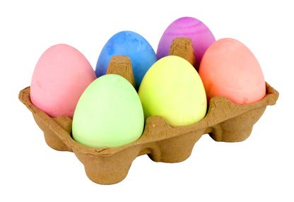 Neon Chalk Eggs - 6 pack