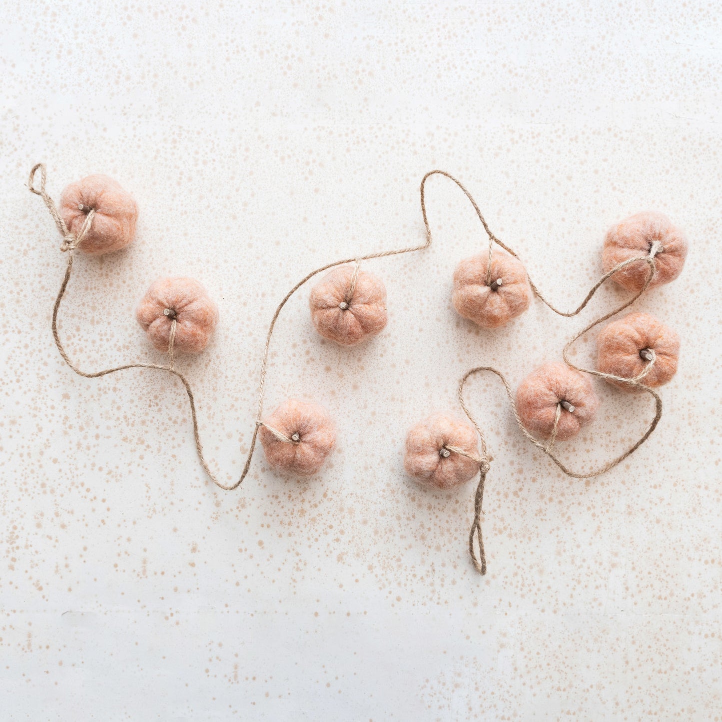 Pumpkin Felt Garland