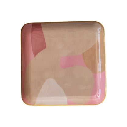 Enameled Abstract Tray