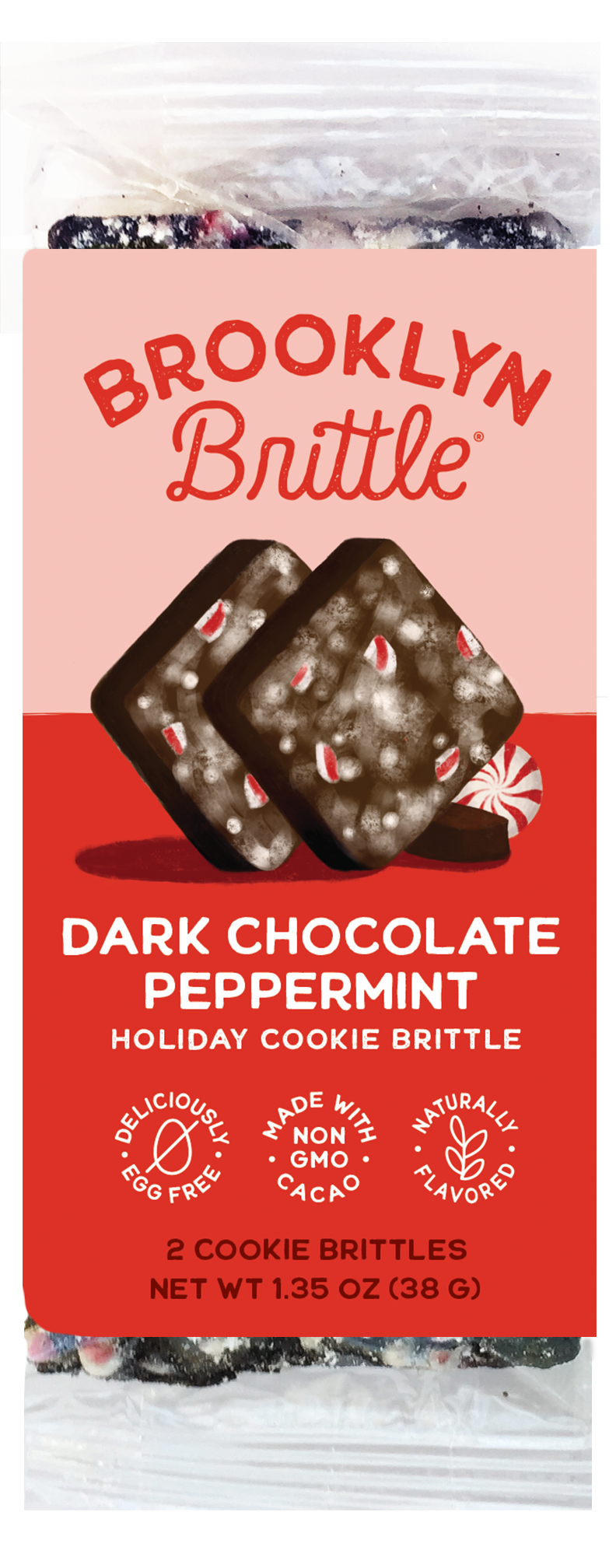 Dark Chocolate Peppermint Holiday Cookie Brittle