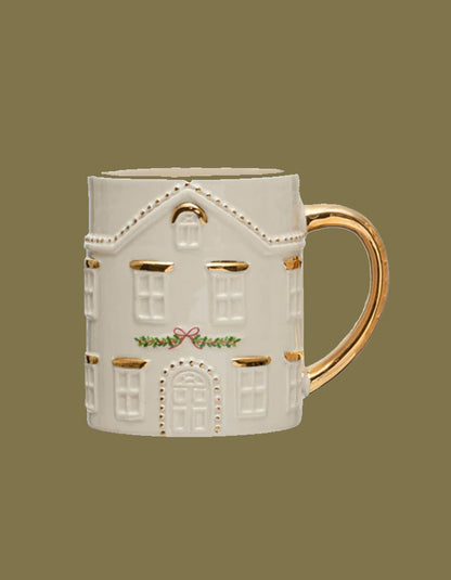 IMPERFECT Christmas Gold House Mug, 2 Styles