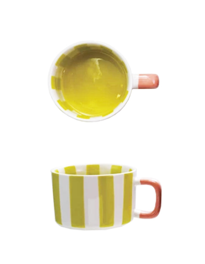 Seaside Stripes Mug, 4 colors - 14 oz