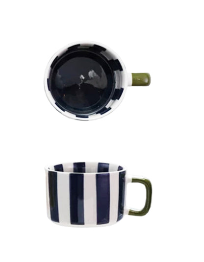 Seaside Stripes Mug, 4 colors - 14 oz