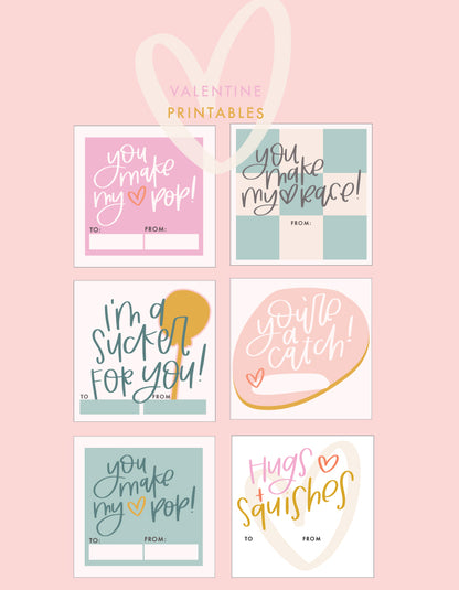 Valentine Printables - 5 Designs