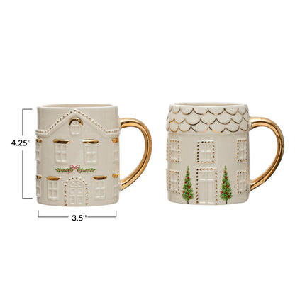 IMPERFECT Christmas Gold House Mug, 2 Styles