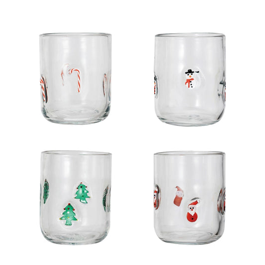 Holiday Icon Glasses, 4 Styles