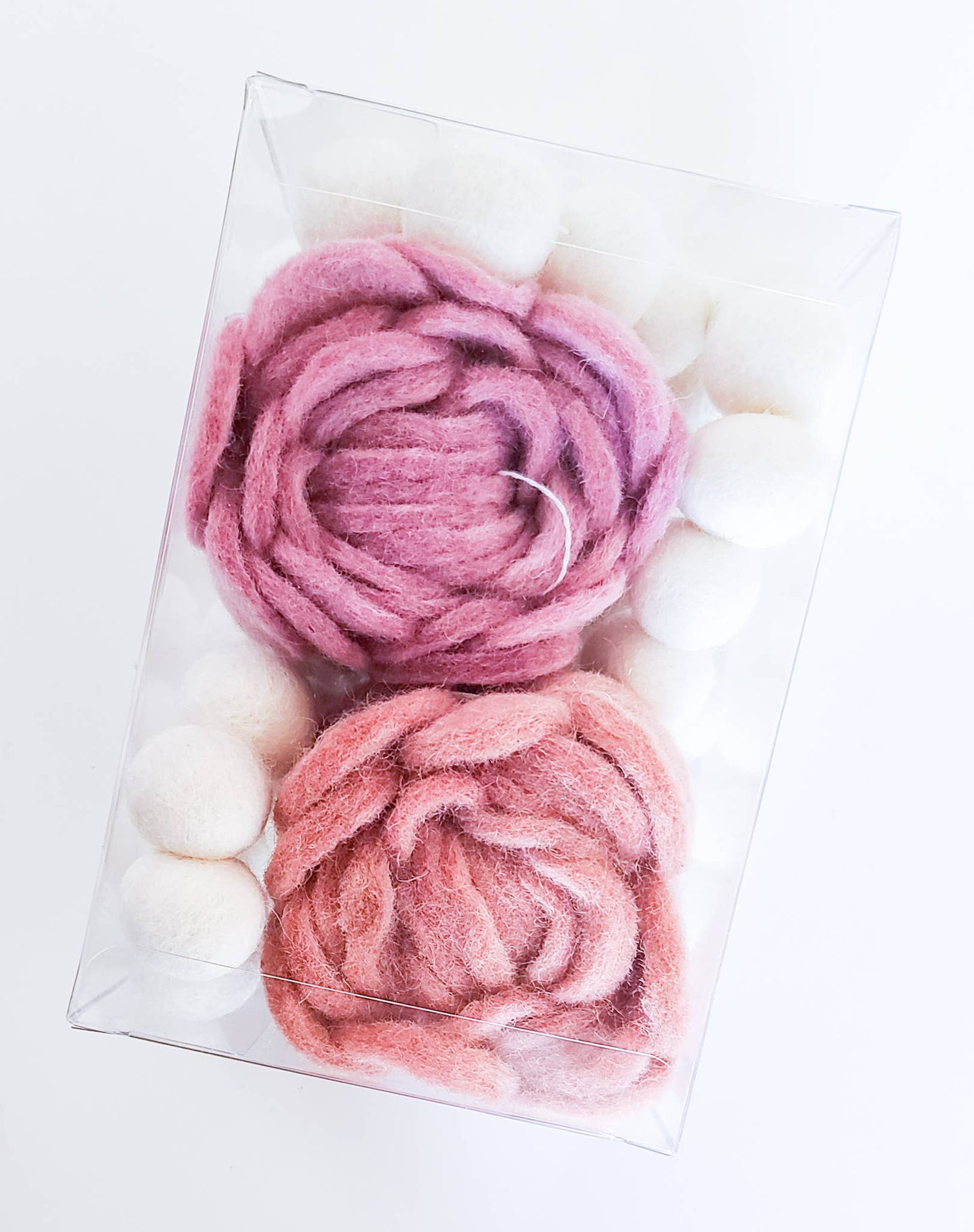 Wool Garland Set of 3 - Pink