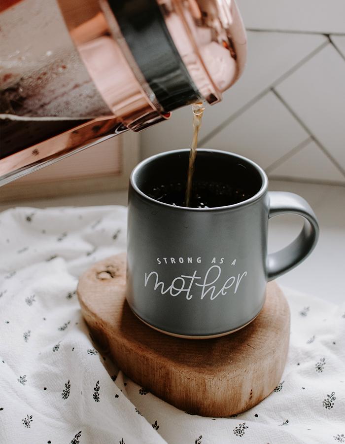 IMPERFECT Strong/Tired as a Mother Dual Sided Mug