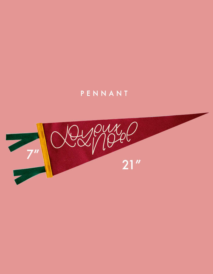 Joyeux Noel Pennant