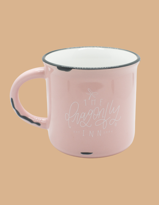 Dragonfly Inn Pink Mug