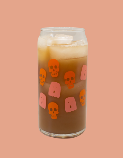 Ghost & Skull Glass - 20oz