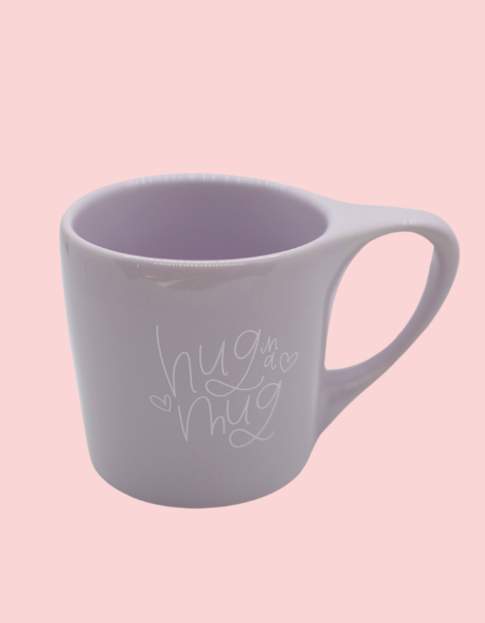 Hug in a Mug Lavender Mug