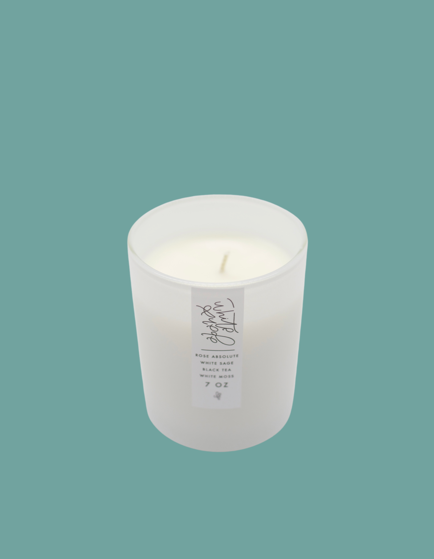 White Suede Candle, 7 oz