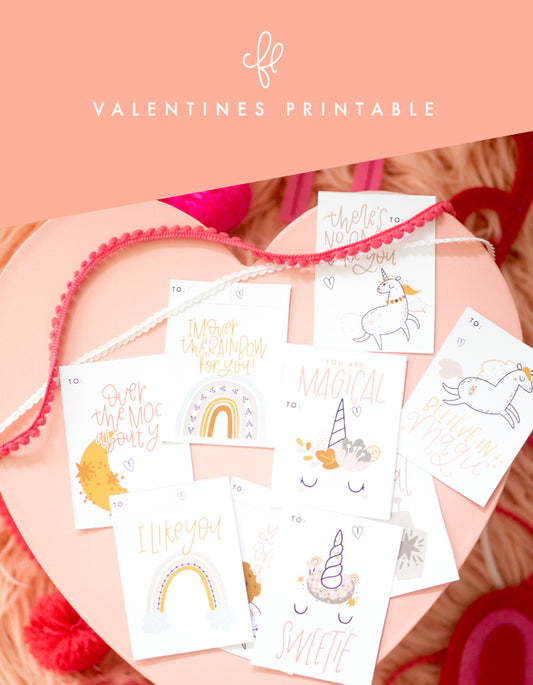 Kids Valentine Printable - Chalkfulloflove
