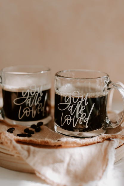 You Are Loved Glass Mug