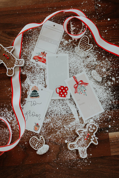 Christmas Gift Tags - Chalkfulloflove