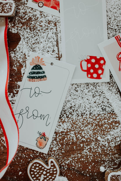 Christmas Gift Tags - Chalkfulloflove