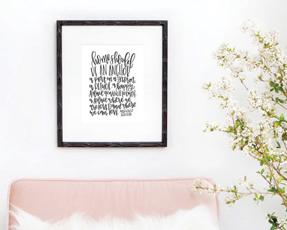 Home should be an Anchor Print - INSTANT DOWNLOAD - Chalkfulloflove