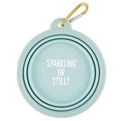 Collapsible Dog Bowl-'Sparkling or Still'
