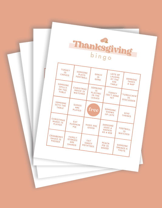 Thanksgiving Bingo - Free Download!